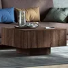 Image de Table Basse Chêne Marron 60x60x31,5 Cm Bois D'ingénierie Vidaxl
