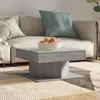 Image de Table Basse Sonoma Gris 57x57x30 Cm Bois D'ingénierie Vidaxl