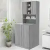 Image de Meuble Pour Machine À Laver Sonoma Gris 70,5x25,5x90 Cm Vidaxl