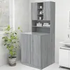 Image de vidaXL Meuble pour machine à laver Sonoma gris 705x255x90 cm 815946
