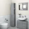 Image de Armoire de bain - vidaXL - Sonoma gris - 25x265x170 cm - Bois dingénierie - A suspendre