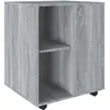 Image de Armoire Roulante Sonoma Gris 60x53x72 Cm Bois D'ingénierie Vidaxl