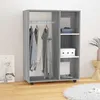 Image de vidaXL Garde-robe Sonoma gris 80x40x110 cm Bois dingénierie 815979
