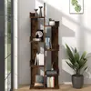 Image de Bibliothèque 48x25,5x140 Cm Chêne Fumé Bois D'ingénierie Vidaxl