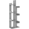 Image de Bibliothèque 48x25,5x140 Cm Sonoma Gris Bois D'ingénierie Vidaxl