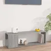 Image de vidaXL Meuble TV Sonoma gris 100x24x32 cm Bois dingénierie 816036