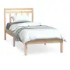 Image de Vidaxl cadre de lit sans matelas bois massif