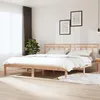 Image de vidaXL Cadre de lit sans matelas bois massif 160x200 cm 3100599