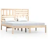 Image de Cadre De Lit Sans Matelas Bois De Pin Massif 120x200 Cm Vidaxl