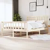Image de Cadre De Lit Sans Matelas Bois Massif 140x200 Cm Vidaxl