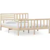 Image de Cadre De Lit Sans Matelas Bois Massif 160x200 Cm Vidaxl