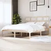 Image de Cadre De Lit Sans Matelas Bois Massif 160x200 Cm Vidaxl