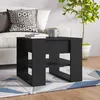 Image de Table Basse Noir 55,5x55x45 Cm Bois D'ingénierie Vidaxl