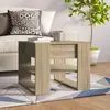 Image de Table Basse Chêne Sonoma 55,5x55x45 Cm Bois D'ingénierie Vidaxl