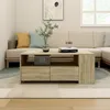Image de vidaXL Table basse Chêne sonoma 102x55x42 cm Bois dingénierie 810920