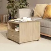 Image de Table Basse Chêne Sonoma 55x55x40 Cm Bois D'ingénierie Vidaxl