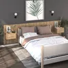 Image de Tables De Chevet Murales 2 Pcs Chêne Sonoma Vidaxl
