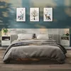 Image de Tables De Chevet Murales 2 Pcs Gris Béton Vidaxl