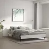Image de vidaXL Tête de lit murale Blanc 240x15x80 cm Bois dingénierie 811052