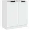 Image de Buffet Blanc 60x30x70 Cm Bois D'ingénierie Vidaxl