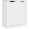 Image de Vidaxl buffet blanc 60x30x70 cm bois d'ingénierie