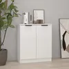 Image de Buffet Blanc Brillant 60x30x70 Cm Bois D'ingénierie Vidaxl