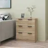 Image de vidaXL Buffet Chêne sonoma 60x30x70 cm Bois dingénierie 811073