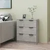 Image de Buffet Gris Béton 60x30x70 Cm Bois D'ingénierie Vidaxl