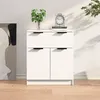Image de 811088 vidaXL Buffet Blanc 60x30x70 cm Bois dingénierie