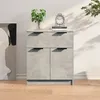 Image de 811092 vidaXL Buffet Gris béton 60x30x70 cm Bois dingénierie