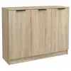Image de Vidaxl buffet chêne sonoma 90,5x30x70 cm bois d'ingénierie