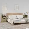 Image de Tables De Chevet 2 Pcs Chêne Sonoma Bois D'ingénierie Vidaxl
