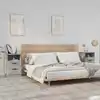 Image de Tables De Chevet 2 Pcs Gris Béton Bois D'ingénierie Vidaxl