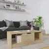 Image de Table Basse Chêne Sonoma 102x50x36 Cm Bois D'ingénierie Vidaxl