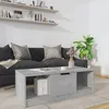 Image de Table Basse Gris Béton 102x50x36 Cm Bois D'ingénierie Vidaxl