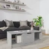 Image de vidaXL Table basse Gris béton 102x50x36 cm Bois dingénierie 811353
