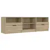 Image de Vidaxl meuble tv chêne sonoma 150x33,5x45 cm bois d'ingénierie