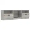 Image de Vidaxl meuble tv gris béton 150x33,5x45 cm bois d'ingénierie