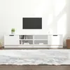Image de vidaXL Meubles TV 2 pcs Blanc 80x35x365 cm Bois dingénierie 811467