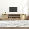 Image de Meubles Tv 2 Pcs Chêne Sonoma 80x35x36,5 Cm Bois D'ingénierie Vidaxl