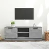 Image de vidaXL Meuble TV Gris béton 102x35x365 cm Bois dingénierie 811515