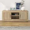 Image de vidaXL Meuble TV Chêne sonoma 102x35x45 cm Bois dingénierie 811793