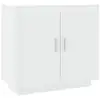Image de Vidaxl buffet blanc 80x40x75 cm bois d'ingénierie