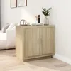 Image de vidaXL Buffet Chêne sonoma 80x40x75 cm Bois dingénierie 811820
