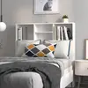 Image de Armoire De Tête De Lit Blanc 100x19x103,5 Cm Vidaxl