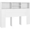 Image de Vidaxl armoire à tête de lit blanc 140x19x103,5 cm