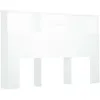 Image de Armoire De Tête De Lit Blanc 160x19x103,5 Cm Vidaxl