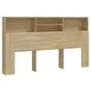 Image de Vidaxl armoire de tête de lit chêne sonoma 180x19x103,5 cm