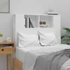 Image de vidaXL Armoire de Tête de Lit Murale Meuble de Chambre à Coucher Tête de Lit avec Rangement Accessoire de Lit Intérieur 811907