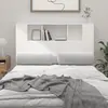 Image de Armoire À Tête De Lit Blanc 120x18,5x102,5 Cm Vidaxl